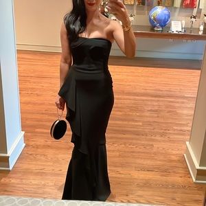 Dress the Population Black Mermaid Gown, size XS (0-2)